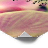 Zitat der romantischen Inspiration Poster (Ecke)