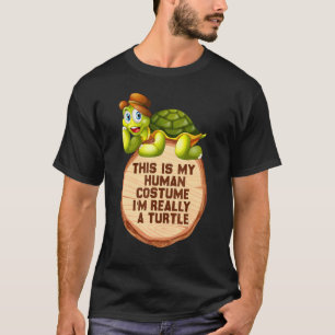 Zitat der Schildkröte Ich bin wirklich eine Schild T-Shirt