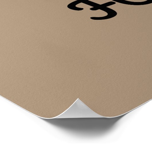 Zitat der Schildkröte Poster (Ecke)