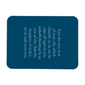 Zitat der Schrift Luke 10 11 Magnet (Horizontal)