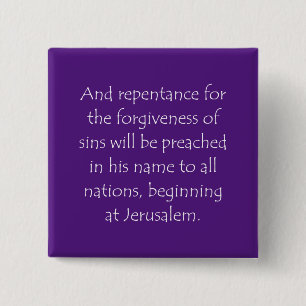 Zitat der Schrift Luke 24 47 Button