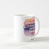 Zitat der Schwester: Nur Geschenk, das Sie brauche Kaffeetasse (VorderseiteRechts)