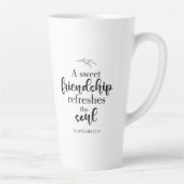 Zitat der "Sweet Friendship Bible Verse Hand Letti Milchtasse (Rechts)