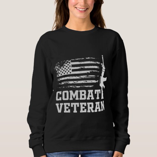 Zitat der Veteranen-Armee Sweatshirt (Vorderseite)