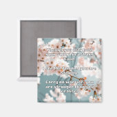 Zitat des Empath Warrior für positive Ermutigung Magnet (Vorderseite/Rückseite)