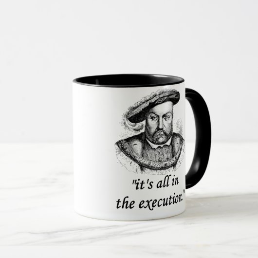 Zitat des Henrys VIII Tasse (VorderseiteRechts)