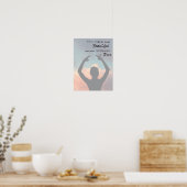 Zitat des Inspirationstanzes 1 Poster (Küche)