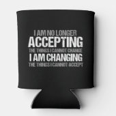 Zitat des inspirierenden politischen Aktivisten üb Dosenkühler (Rückseite)