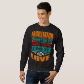 Zitat des Moderators Ich bin Echokardiograf für Li Sweatshirt (Vorne ganz)
