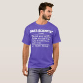 Zitat des Statistikwissenschaftlers Noun Funny Zit T-Shirt (Vorne ganz)