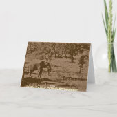 Zitat des unglaublich witzig Vaters Karte (Rückseite)