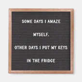 Zitat des Vertrauens Magnet (Vorne)