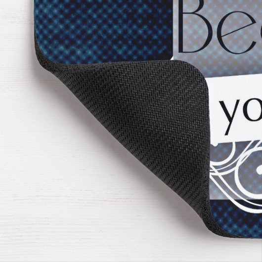 Zitat "Dinge sind schön" Mousepad (Ecke)