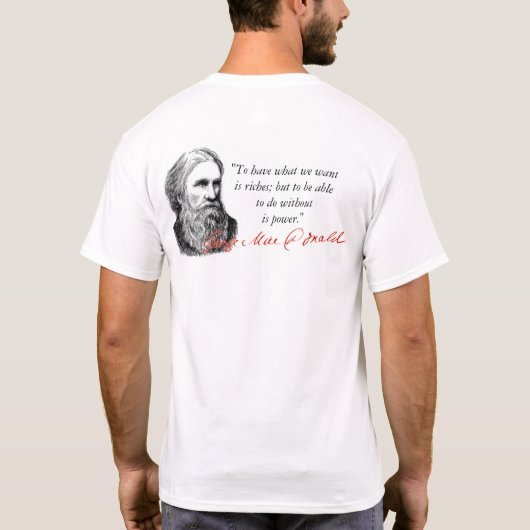 Zitat Donal Grant T-Shirt (Rückseite)