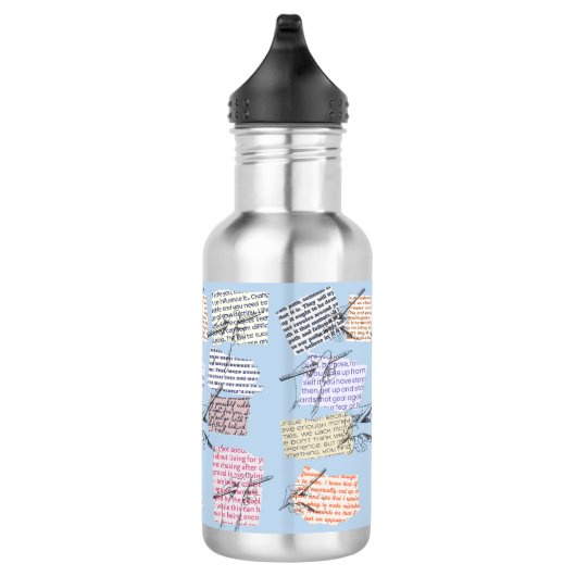 Zitat Edelstahlflasche (Rechts)