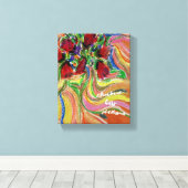 Zitat: "Eine Blume beeilt sich nicht, aber sie blü Leinwanddruck (Insitu (Holzboden))