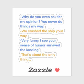 Zitat eines anderen Clones Aufkleber