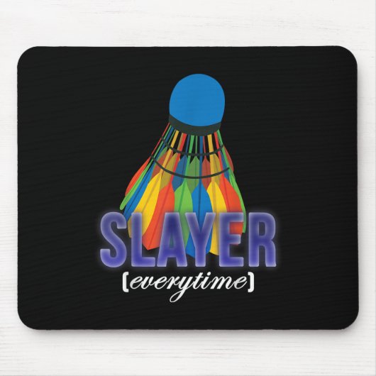 Zitat eines Badmintonspielers Mousepad (Vorne)