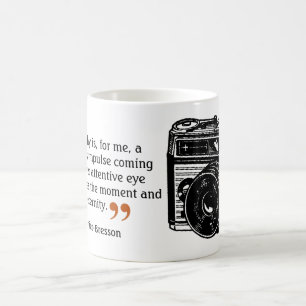 Zitat eines berühmten Fotografen 6 Vintage-Kamera- Kaffeetasse