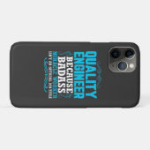 Zitat eines Qualitätsingenieurs, Qualitätsingenieu Case-Mate iPhone Hülle (Rückseite (Horizontal))
