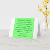 Zitat Enricos Fermi Karte (Gelbe Blume)