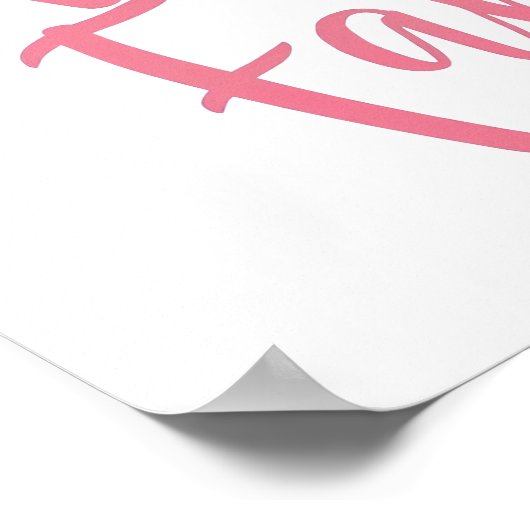 Zitat "Fearless and Fabulous" Poster (Ecke)