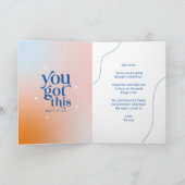 Zitat fördern Das Leben ist chaotisch, aber auch G Karte (Innenseite)