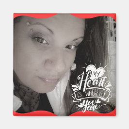 Zitat Foto Valentine's Day Long Distance Magnet