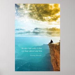 Zitat Friedrich Nietzsche Naturerlebnis Natur Poster