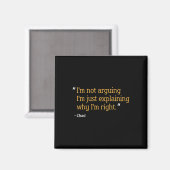 Zitat Funny Birthday Personalisierter Name Idee Magnet (Vorderseite/Rückseite)