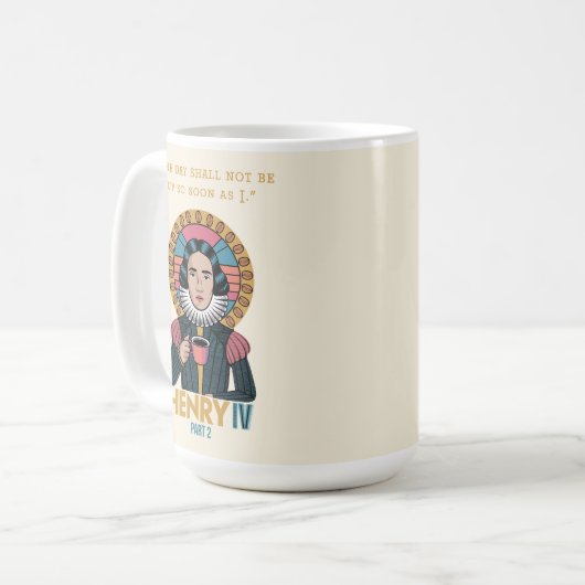Zitat Funny Coffee Spaß Frühaufsteher Kaffeetasse (Vorderseite Links)