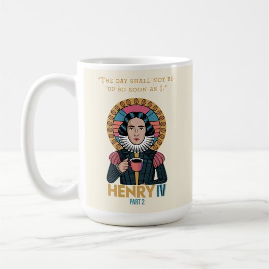 Zitat Funny Coffee Spaß Frühaufsteher Kaffeetasse (Links)