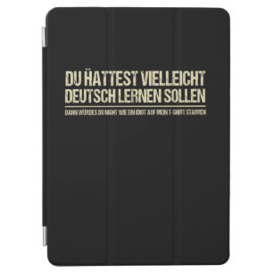 Zitat-Funny German Lautsprecher Deutschland Zitat iPad Air Hülle