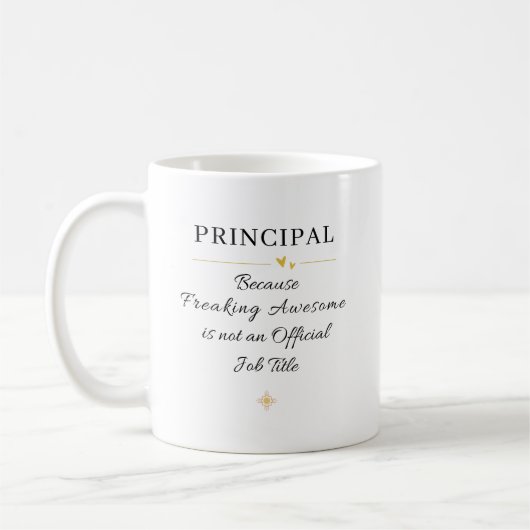 Zitat für das Hauptbüro Kaffeetasse (Links)