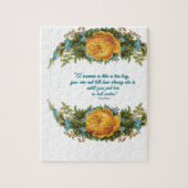 Zitat für Frauen von Nancy Reagan Puzzle (Vertikal)