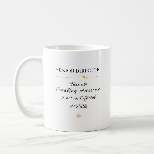 Zitat für leitende Direktoren Kaffeetasse (Links)
