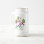 Zitat G.B. Shaw Vegetarian Bierglas (Vorderseite Links)
