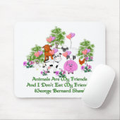 Zitat G.B. Shaw Vegetarian Mousepad (Mit Mouse)