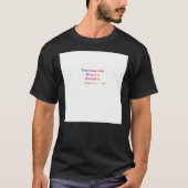 Zitat. George Bernard Shaw Jeder Mann über vierzig T-Shirt (Vorderseite)