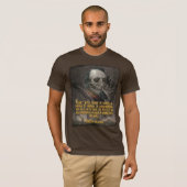 Zitat Georges Orwell auf Kriegs-Propaganda T-Shirt (Vorne ganz)