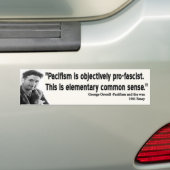 Zitat Georges Orwell Autoaufkleber (Auf Auto)