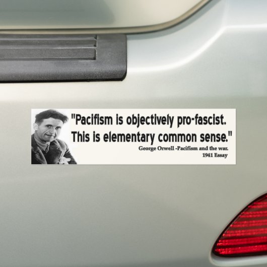 Zitat Georges Orwell Autoaufkleber (Auf Auto)