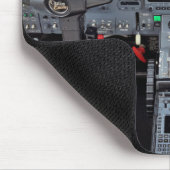 Zitat-Geschäfts-Jet-Cockpit-Mausunterlage Mousepad (Ecke)