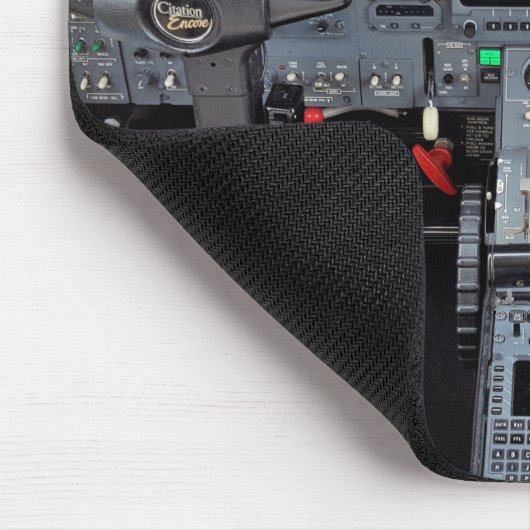 Zitat-Geschäfts-Jet-Cockpit-Mausunterlage Mousepad (Ecke)