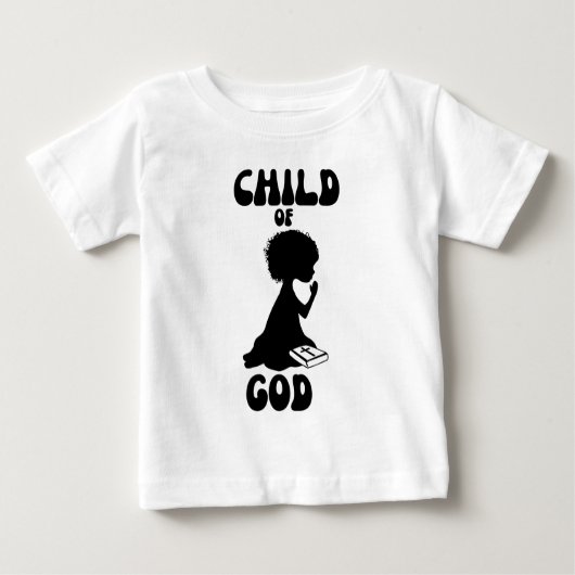 Zitat Gottes Kind Baby T-shirt (Vorderseite)