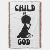 Zitat Gottes Kind Decke (Vorderseite Vertikal)