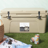 Zitat Grau Wolf Bergtier Aufkleber (Kühler)