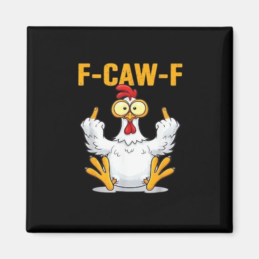 Zitat Hahn Meme Klassiker Magnet (Vorne)