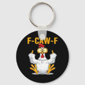 Zitat Hahn Meme Klassiker Schlüsselanhänger (Vorderseite)