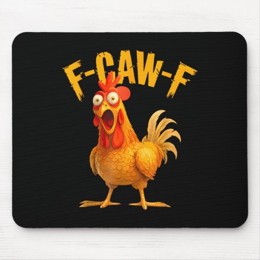 Zitat Hahn Meme Mousepad (Vorne)